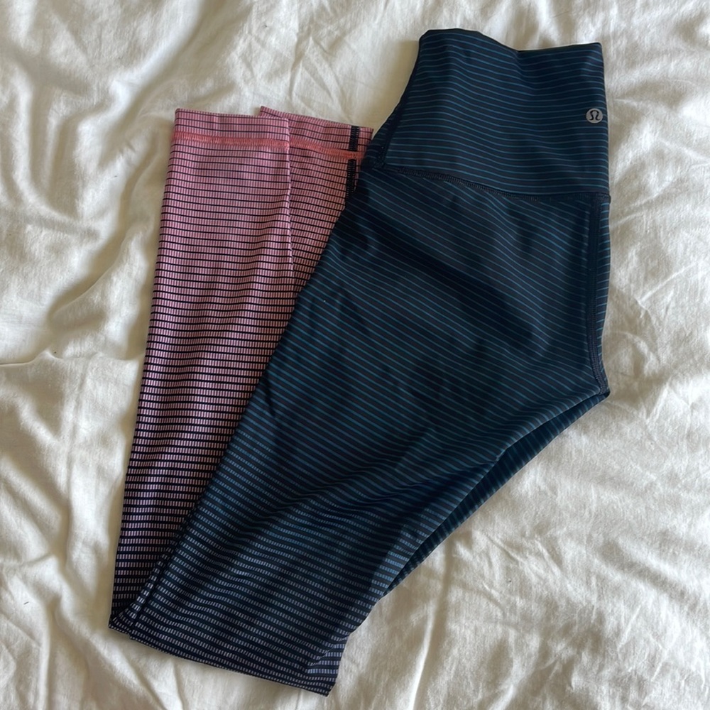 lululemon high rise long leggins / tights